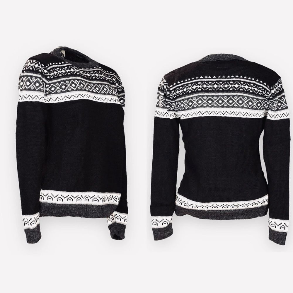 Artesania Fair Isle Nordic Sweater Alpaca Blend Made in Peru Small - Picture 8 of 8